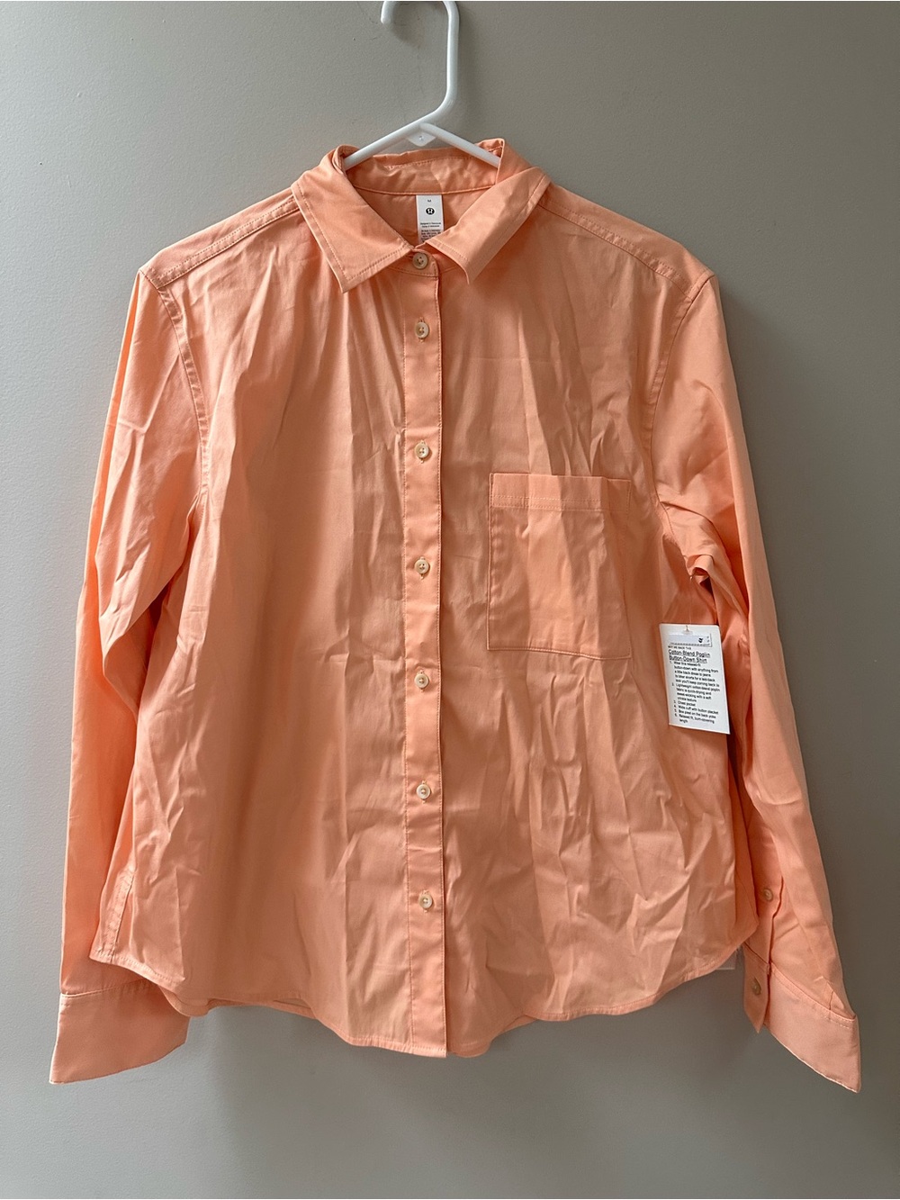 Lululemon Cotton-Blend Poplin Button-Down Shirt